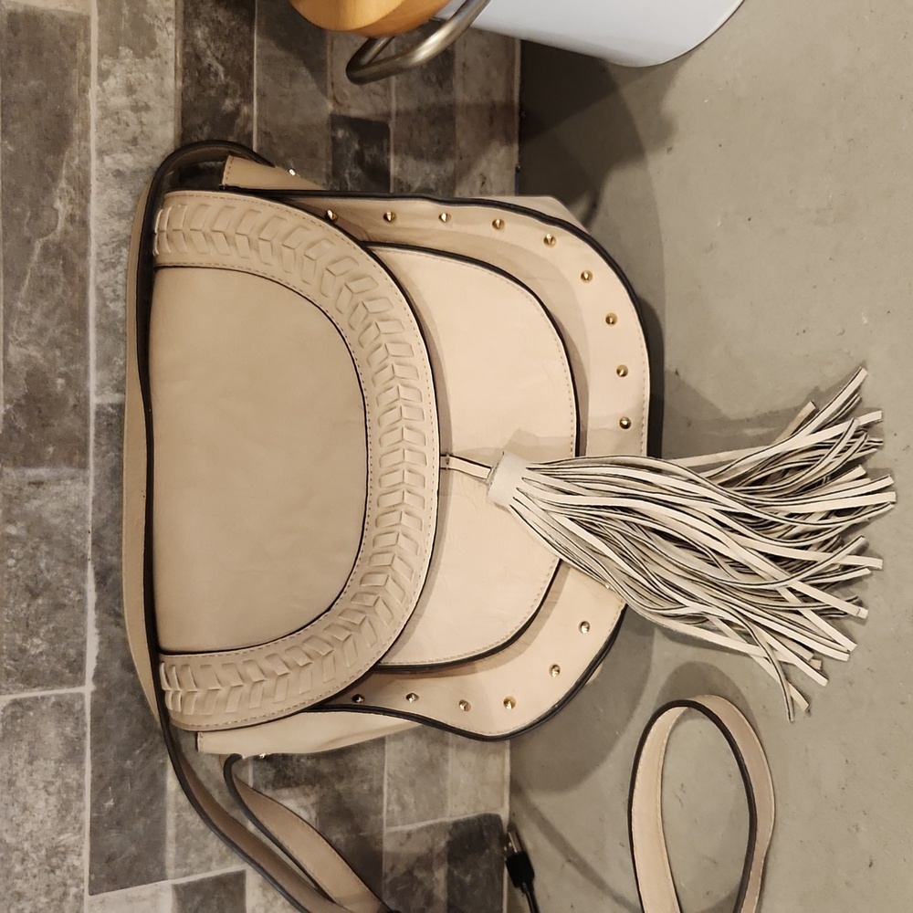 Steve madden tan crossbody purse